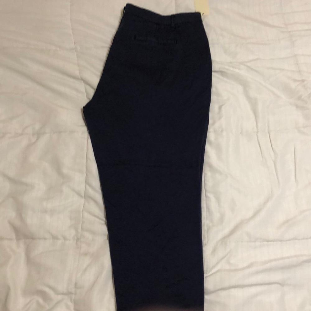 NWT Sejour Navy Peacoat crop pants